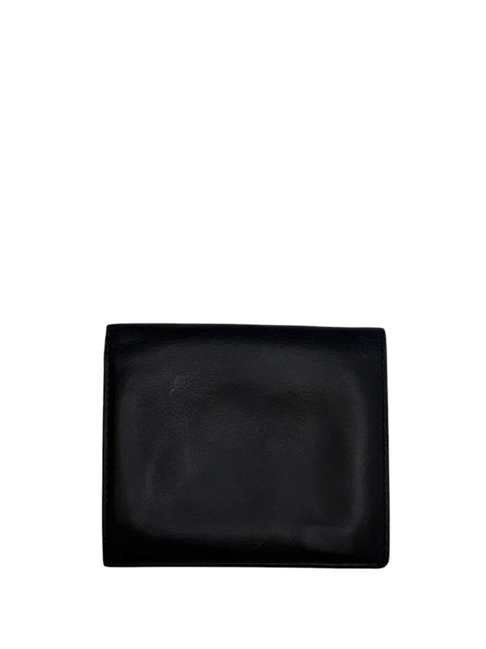 COACH - VINTAGE BLACK ALL LEATHER BIFOLD CARDHOLDER WALLET